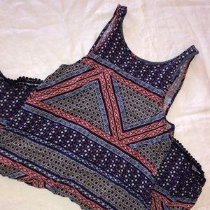 Lace Up Back Sundress
